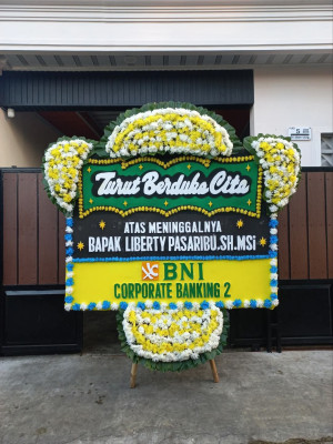 Papan Bunga Duka di Tembilahan Hulu