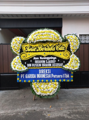 Papan Bunga Duka di Tembilahan Hulu